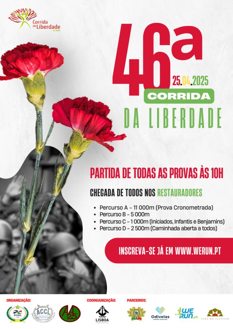 Inscrições | 46ª CORRIDA DA LIBERDADE