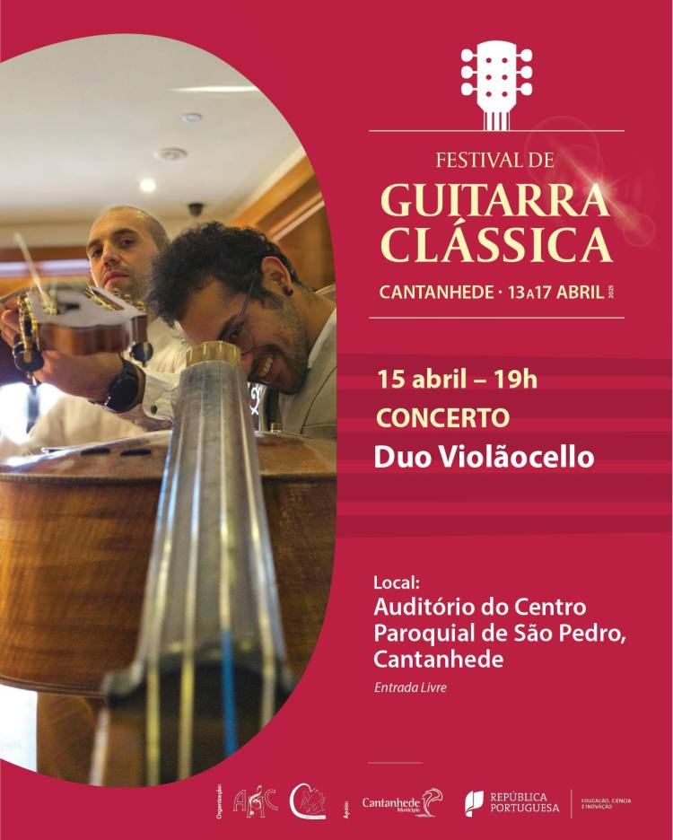 Festival de Guitarra Clássica de Cantanhede - Concerto do Duo ViolãoCello