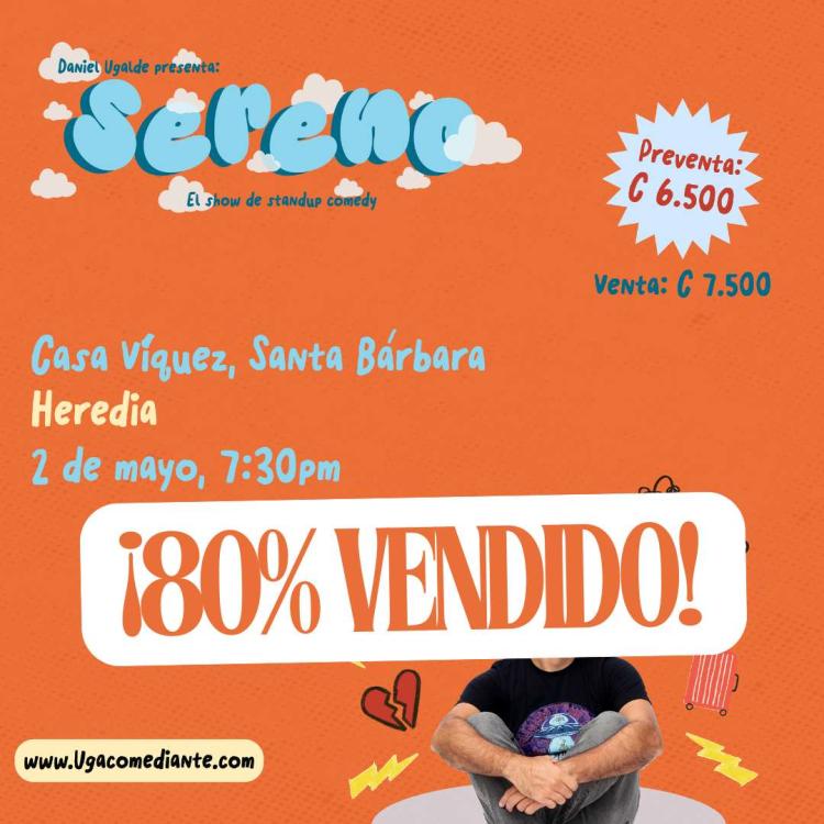 Sereno en Casa Víquez | 2 de Mayo