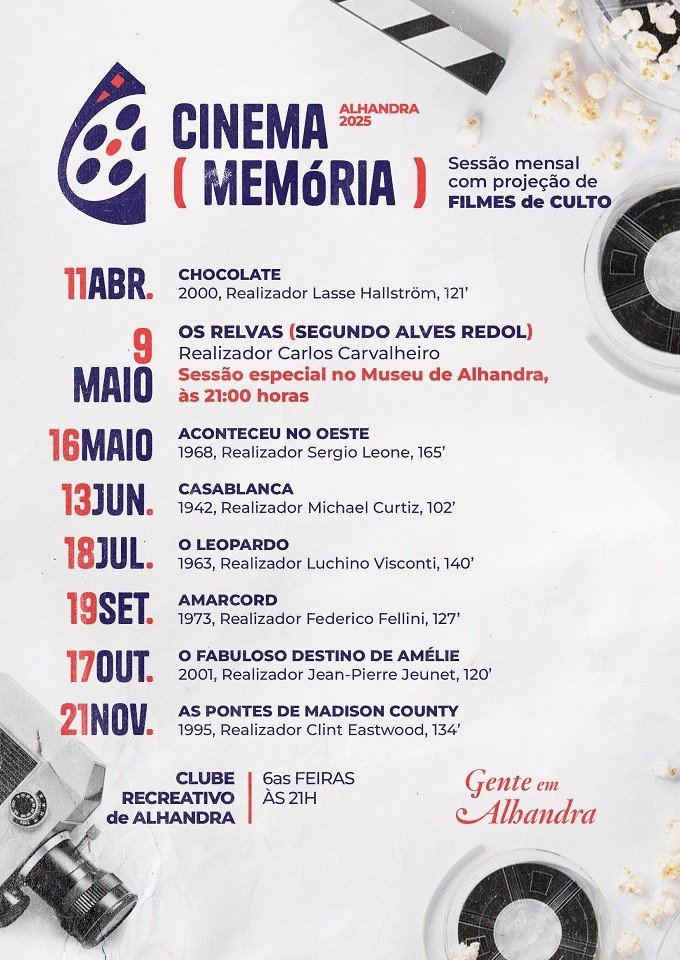 Cinema Memória em Alhandra 2025
