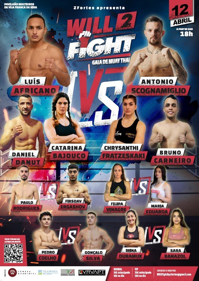 Pavilhão Multiusos de Vila Franca de Xira acolhe Gala de Muay Thai