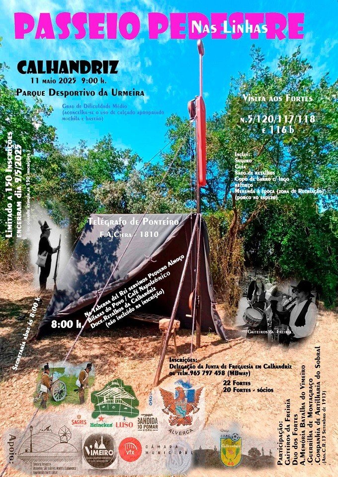 Passeio Pedestre nas Linhas