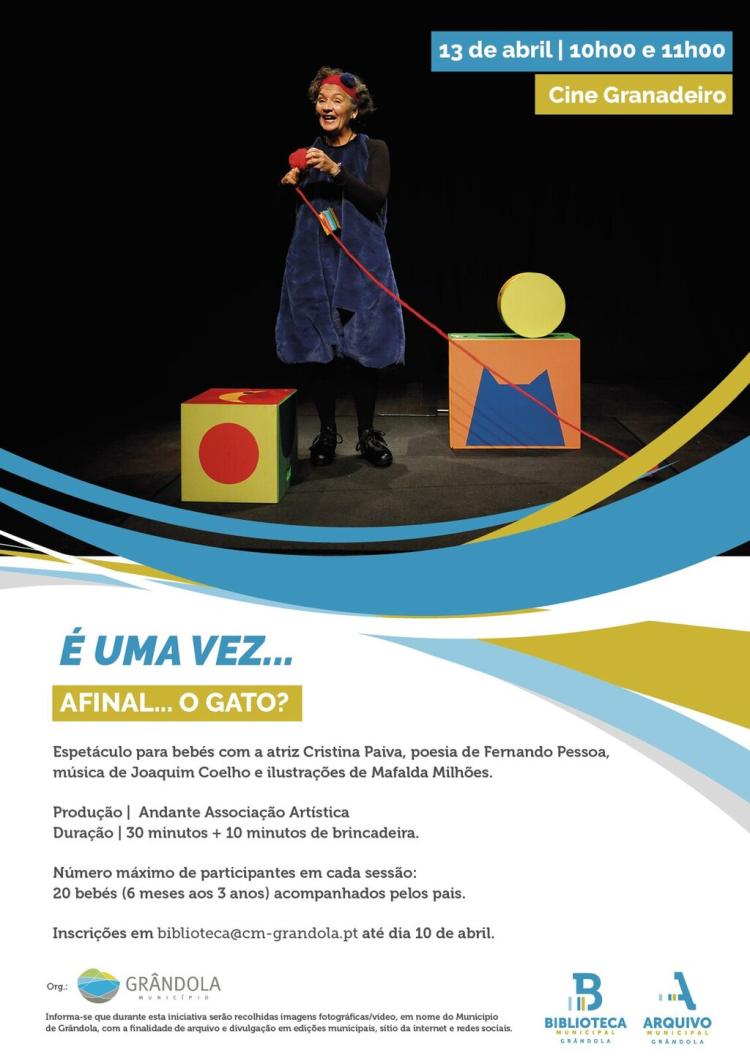 CULTURA | É UMA VEZ... Espetáculo para Bebés | Afinal ... O Gato?