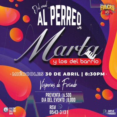 Marta y Los Del Barrio en Cartago