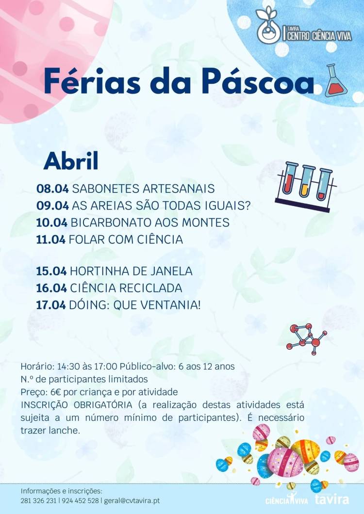 Centro Ciência Viva | Oficina Férias da Páscoa