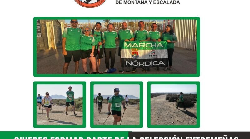 Casar de Cáceres acoge una Jornada de Tecnificación de Marcha Nórdica organizada por la FEXME