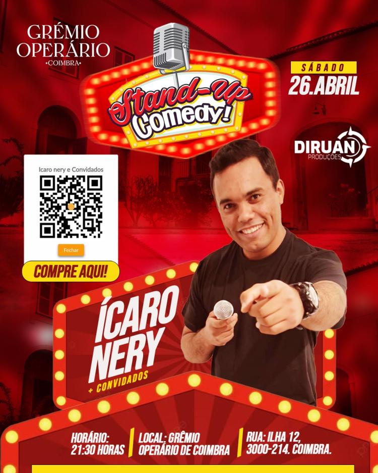 Stand-Up Comedy com Ícaro Nery + convidados