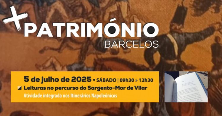 Leituras no percurso do Sargento-Mor de Vilar