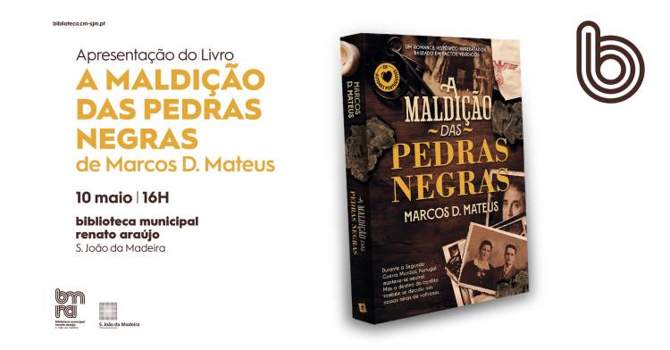Apresentação do Livro 'A Maldição das Pedras Negras' de Marcos D. Mateus