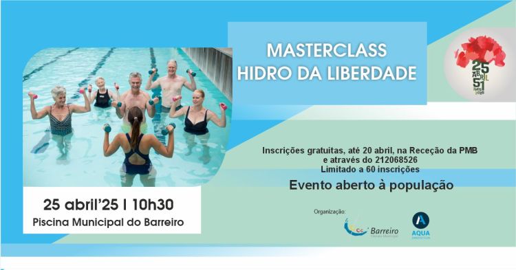 MasterClass Hidro da Liberdade 2025 | Circuito de Natação do Barreiro