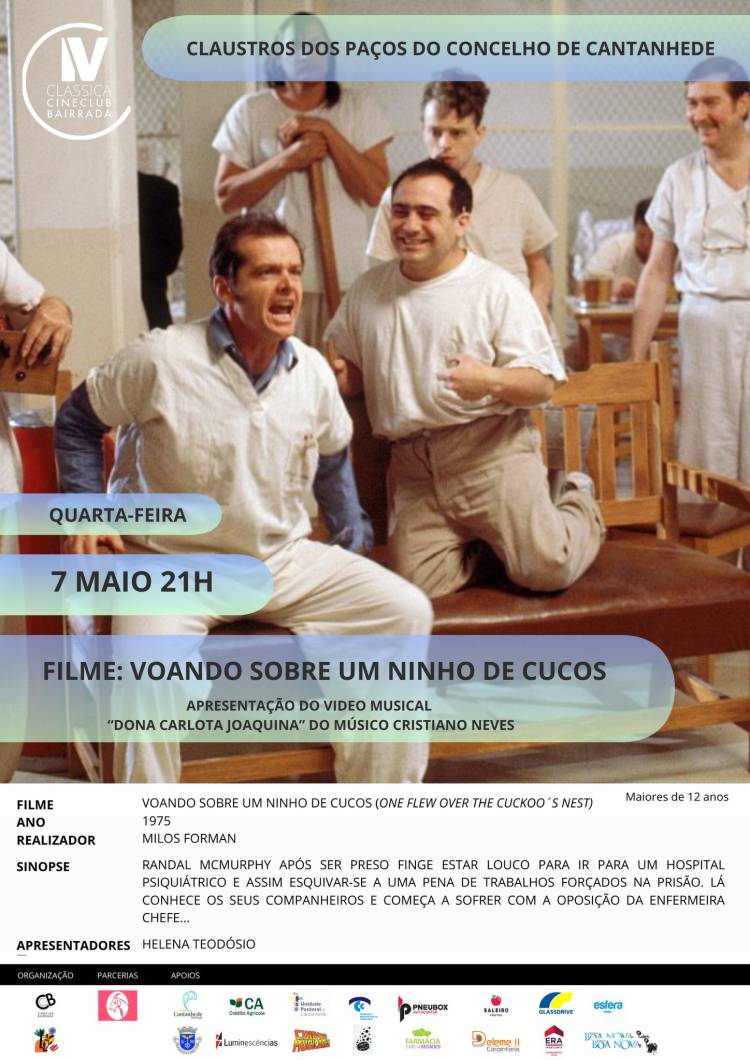Cinema: 'Voando sobre um Ninho de Cucos' de Milos Forman