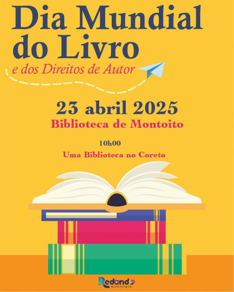 Dia Mundial do Livro e dos Direitos de Autor | 23 de abril | 10h00 | Biblioteca de Montoito