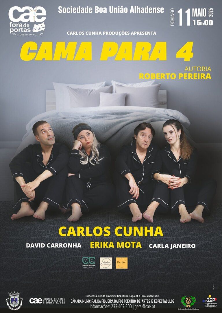 Cama para 4 com Carlos Cunha e Erika Mota