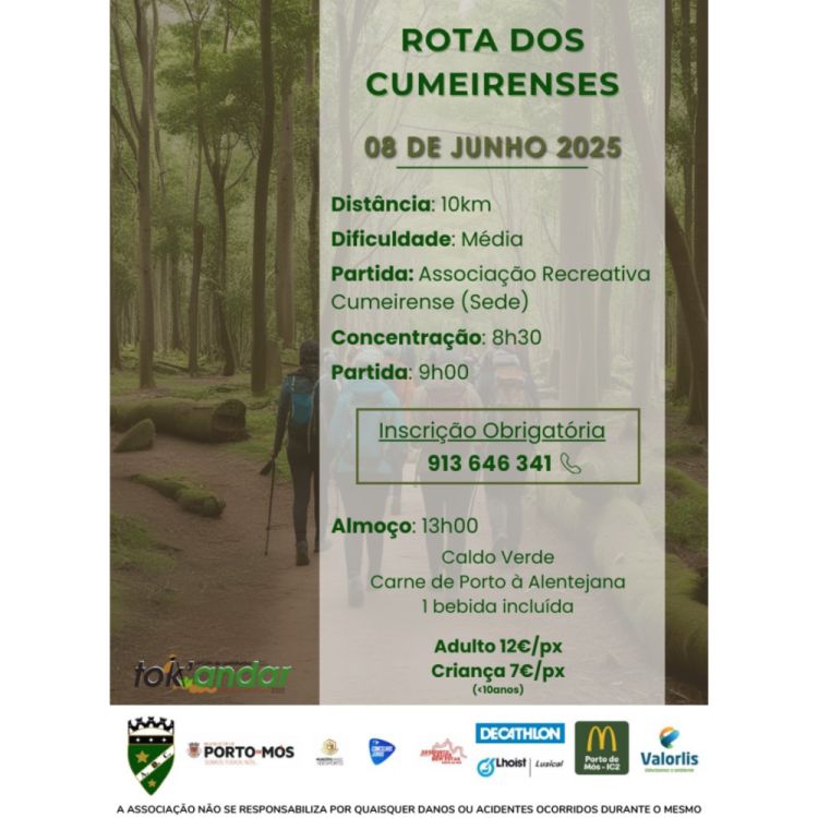 Rota dos Cumeirenses - Tok'andar 2025