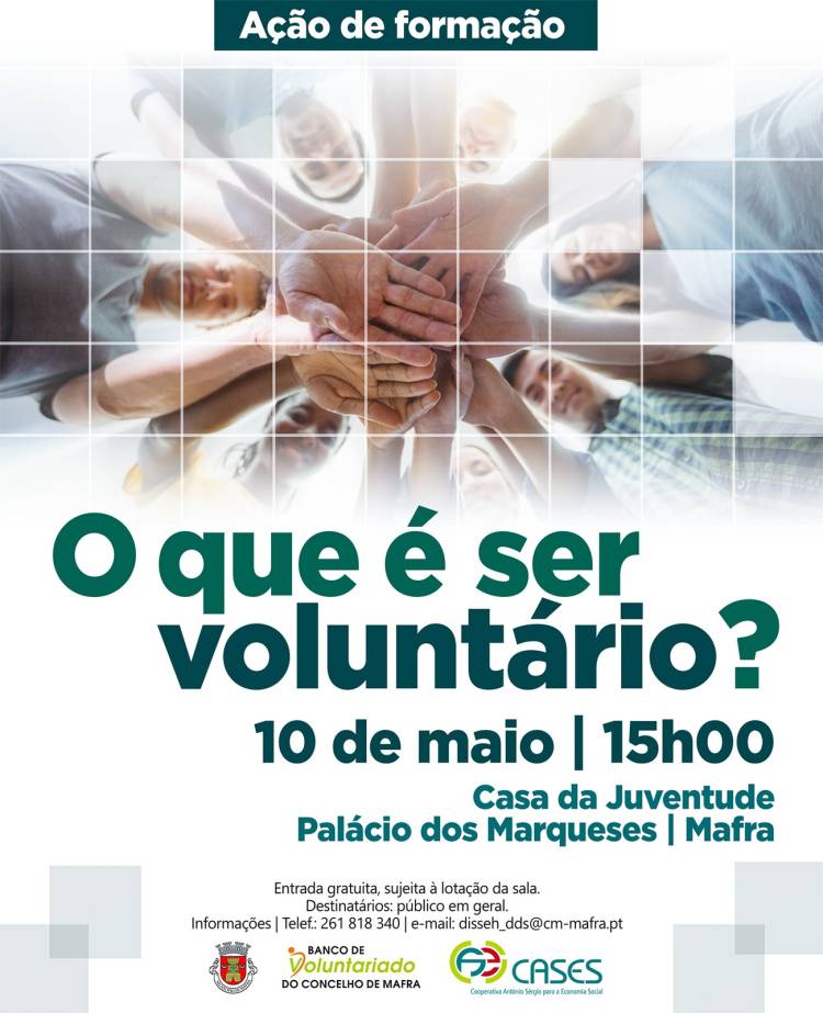 Ação de formação 'O que é ser voluntário?'