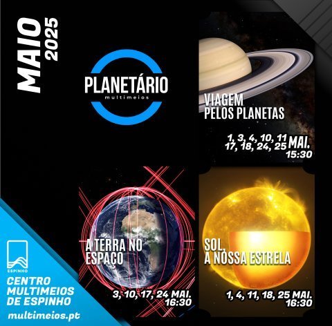 Sessões de Planetário | MAIO