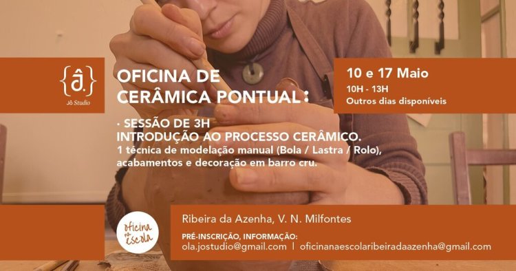 Oficina na Escola - Oficina de Cerâmica Pontual