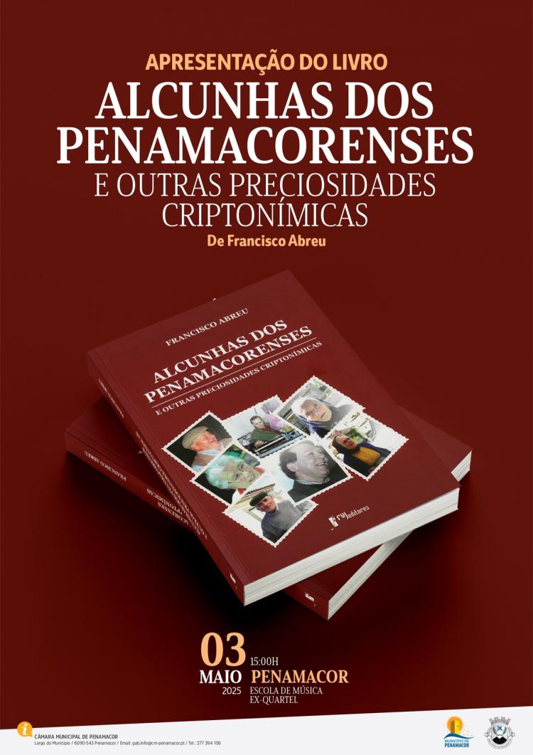 Apresentação do livro 'Alcunhas dos Penamacorenses e outras preciosidades criptonímicas'