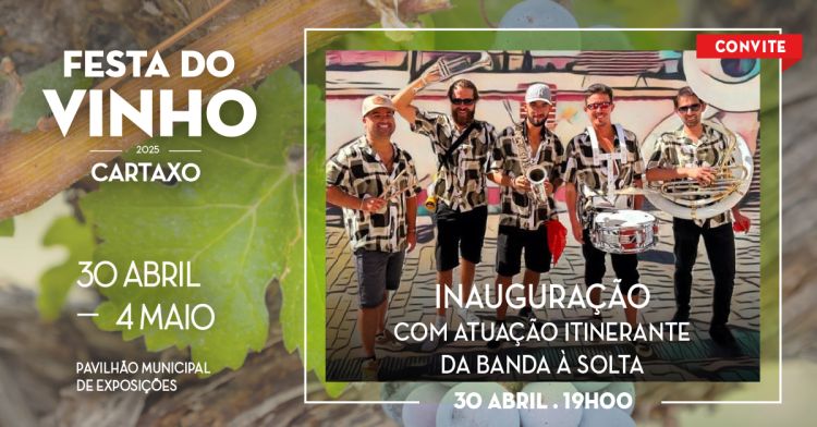 Inauguração com Atuação Itinerante da BANDA À SOLTA