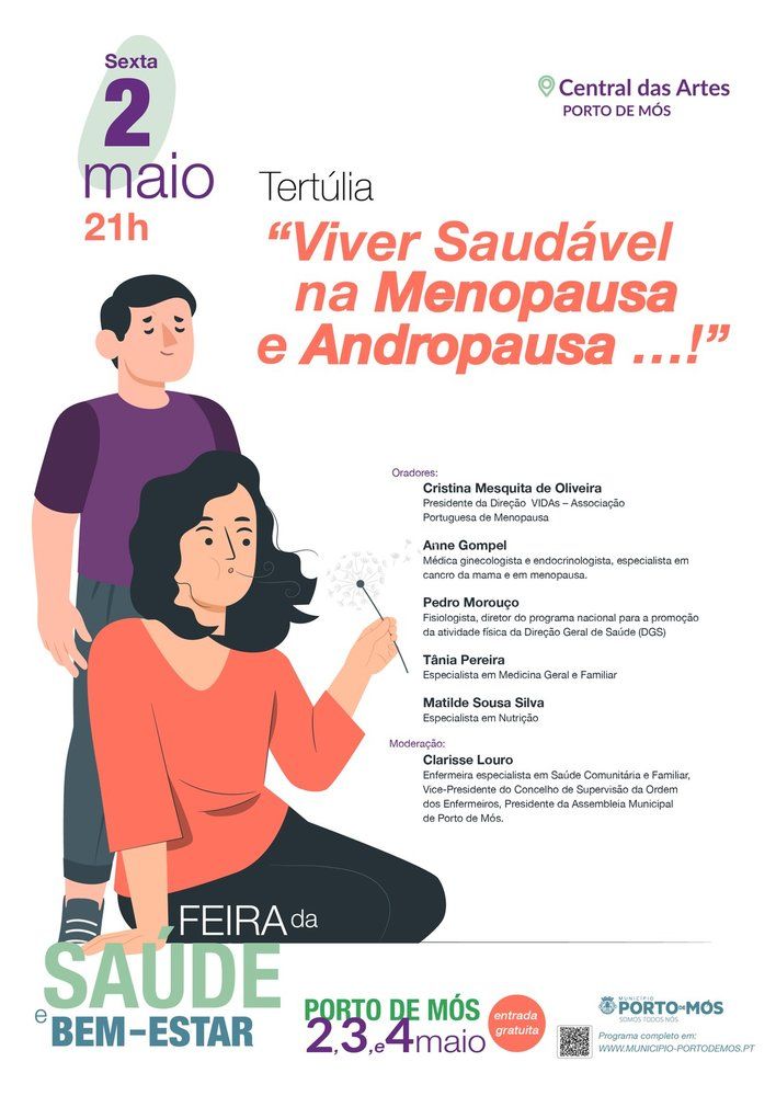 Tertúlia 'Viver Saudável na Menopausa e Andropausa...!'
