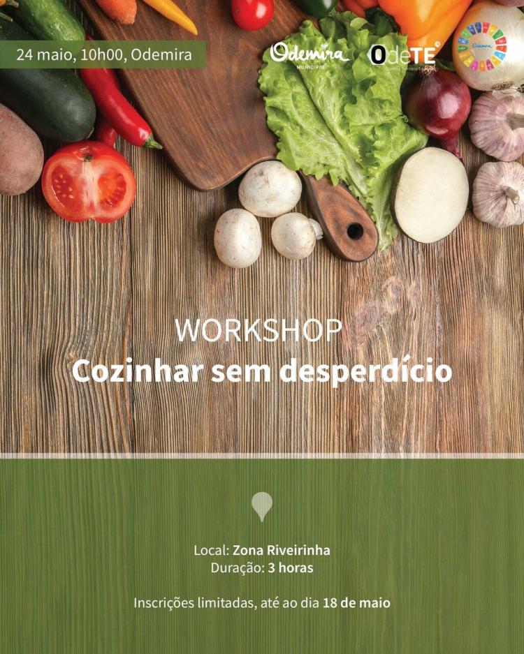 Workshop cozinhar sem desperdício