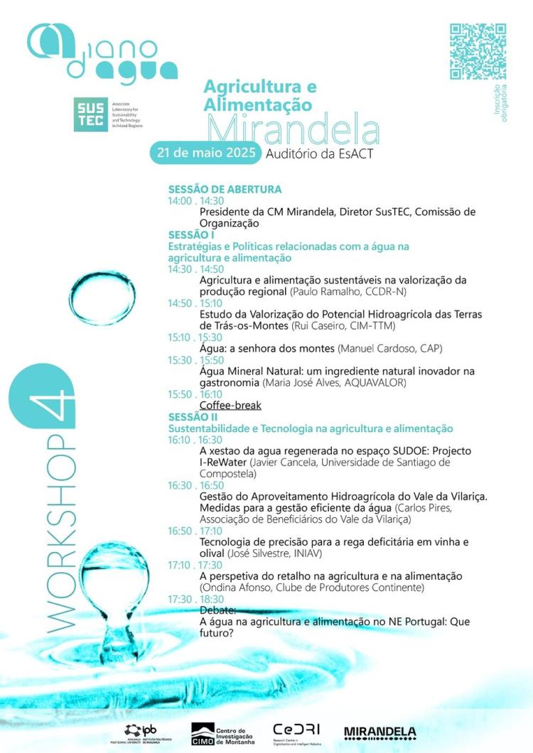 Workshop 'Ano da Água: Agricultura e Alimentação' | LA SusTEC