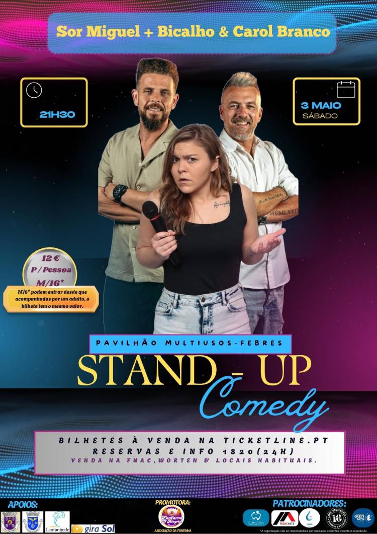 Stand - Up Comedy - Sôr Miguel e Bicalho & Carol Branco