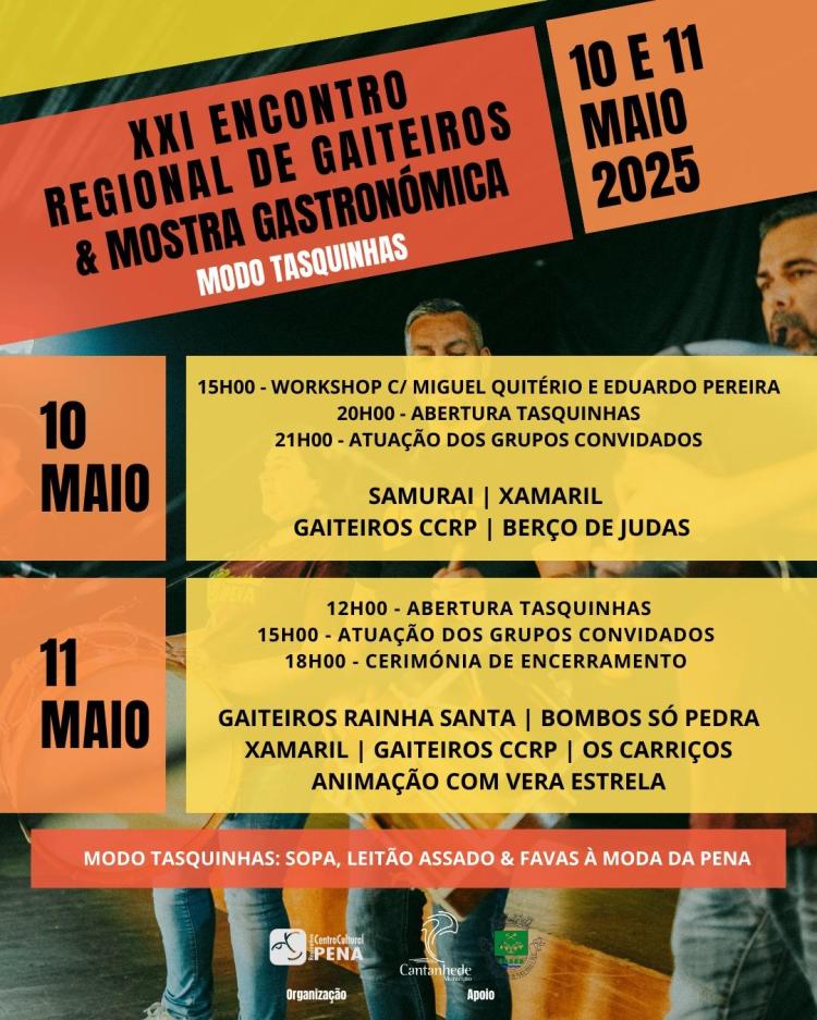 XXI Encontro Regional de Gaiteiros & Mostra Gastronómica