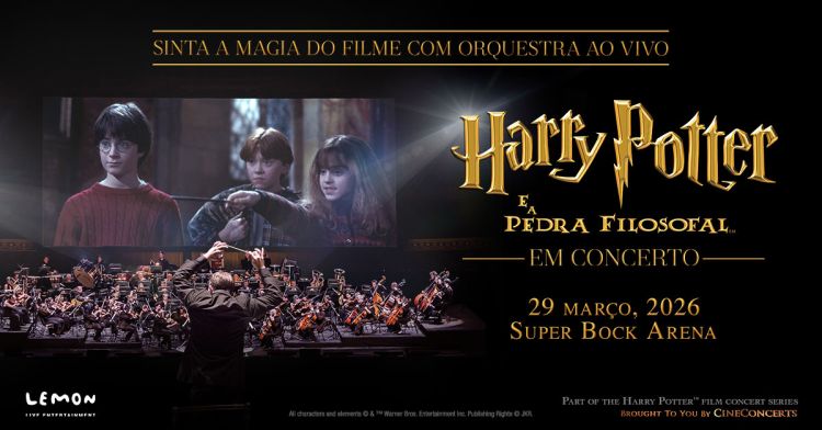 Harry Potter e a Pedra Filosofal em concerto - 29 Março 2026, 20:30