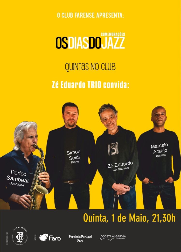 Zé Eduardo Trio, convida Perico Sambeat (sax)