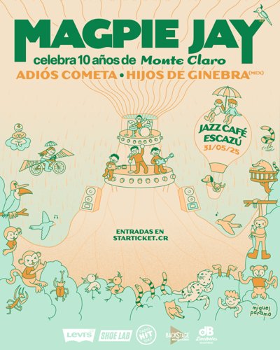 Magpie Jay: Celebra 10 años de Monte Claro