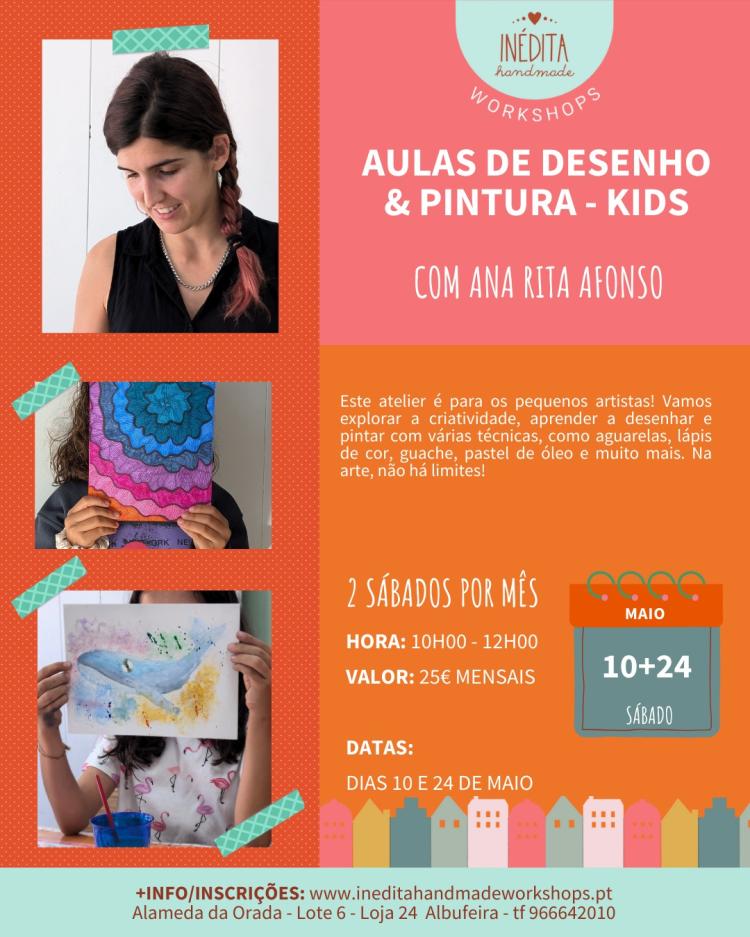 AULAS de DESENHO & PINTURA - KIDS