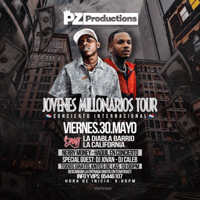 Haquil & Nerry money en concierto