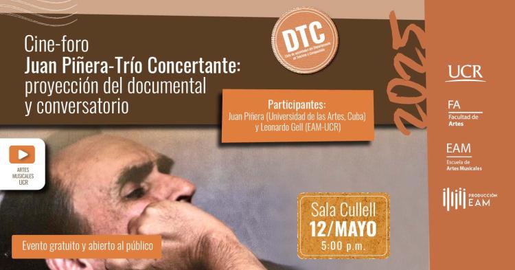 Juan Piñera-Trío Concertante: proyección del documental y conversatorio