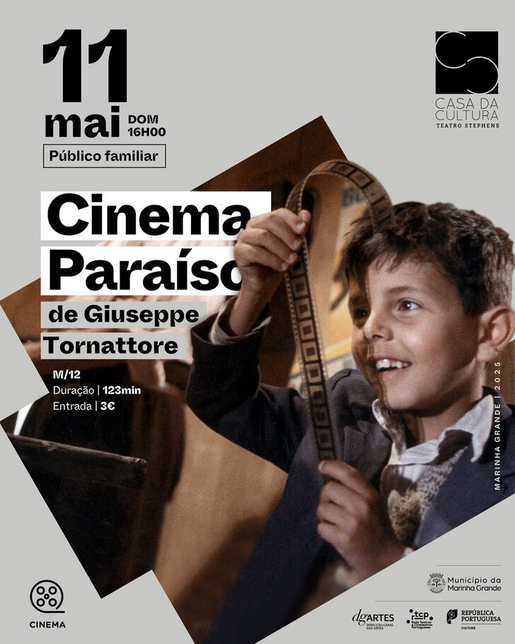 CINEMA REGRESSA AO TEATRO STEPHENS - “CINEMA PARAÍSO”