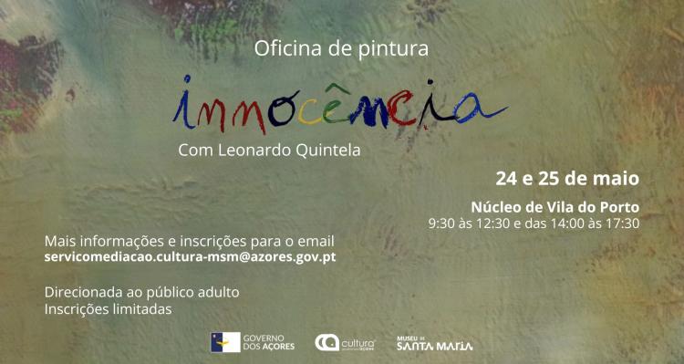 Oficina de pintura 'Innocência' com Leonardo Quintela