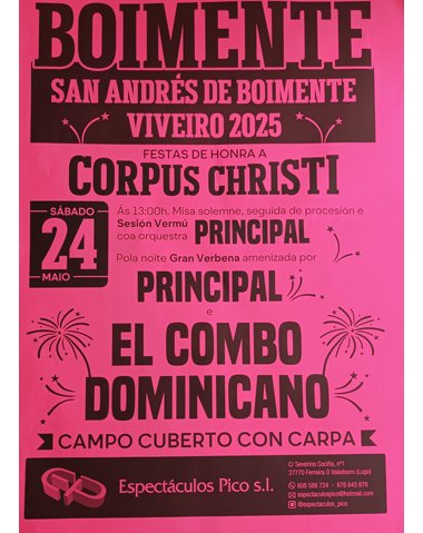 CORPUS CHRISTI EN BOIMENTE
