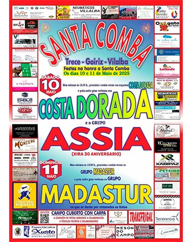 FESTAS DE SANTA COMBA 2025