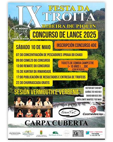 IX FESTA DA TROITA EN RIBEIRA DE PIQUÍN 2025