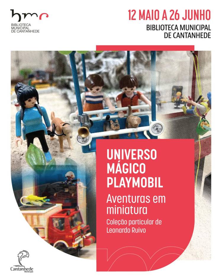 Exposição 'Universo Playmobil: Aventuras em Miniaturas', coleção de Leonardo Ruivo