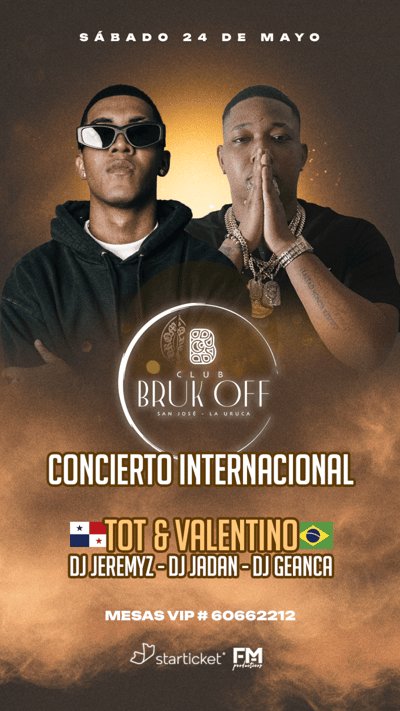 VALENTINO GRM Y TOT EN CONCIERTO