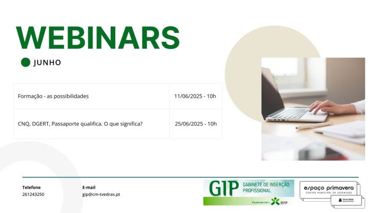 Webinar | Formação – as possibilidades