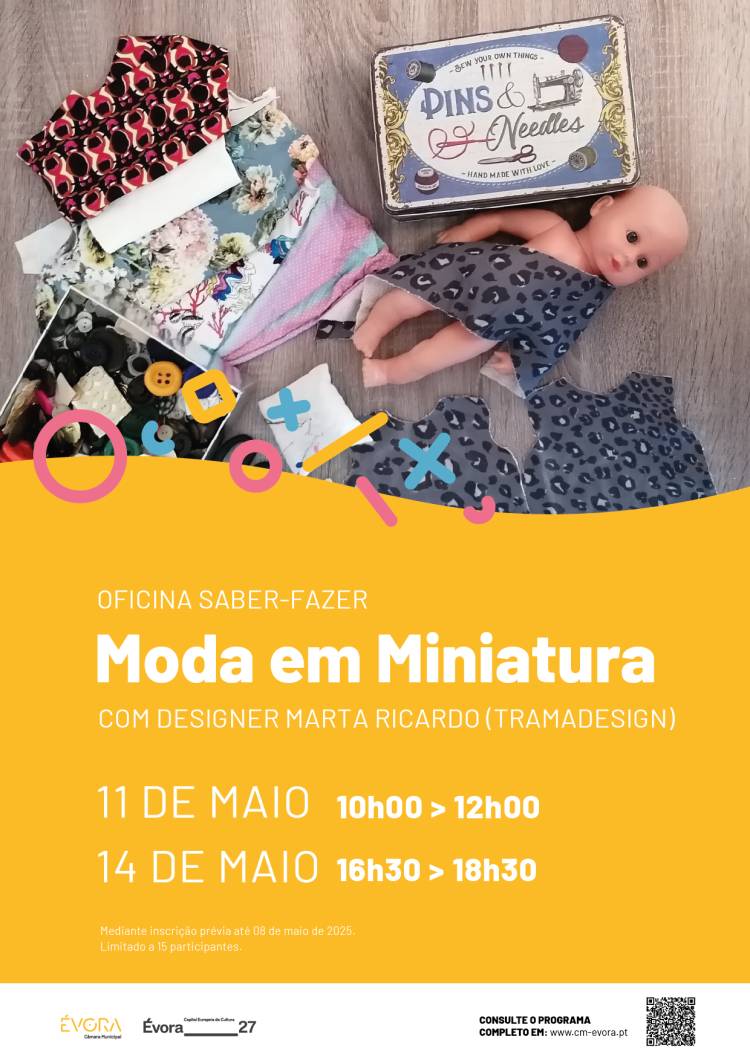 Moda em Miniatura | Oficina Saber-Fazer