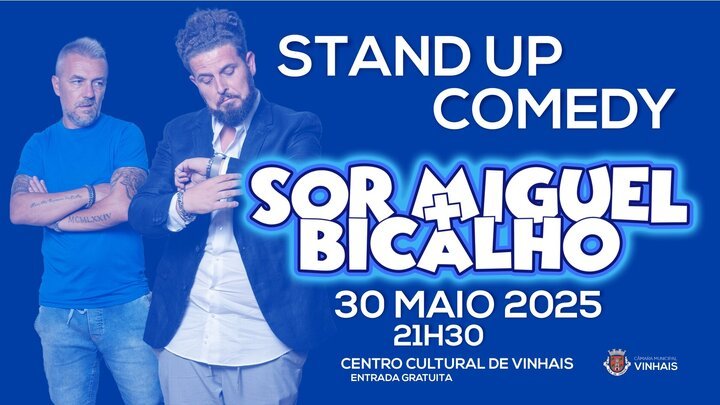 stand up comedy com Sor miguel + Bicalho