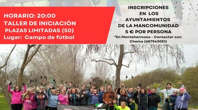 Taller de Iniciación a la Marcha Nórdica Alagón del Río