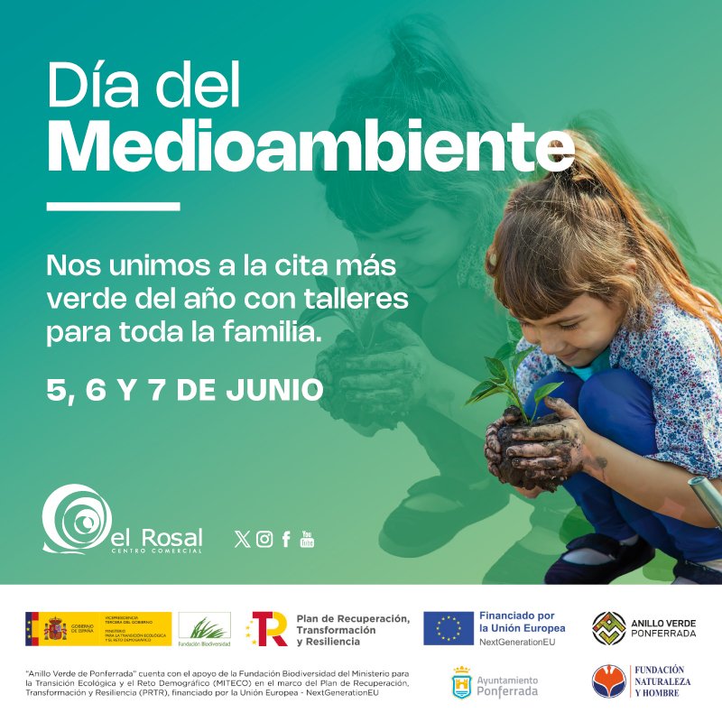 APÚNTATE Y CELEBRA EN EL ROSAL EL DÍA DEL MEDIO AMBIENTE