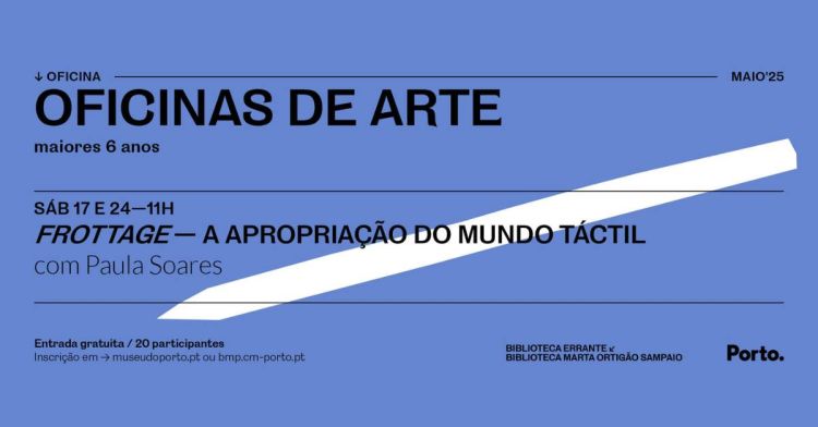 OFICINA DE ARTE — FROTTAGE — A APROPRIAÇÃO DO MUNDO TÁCTIL