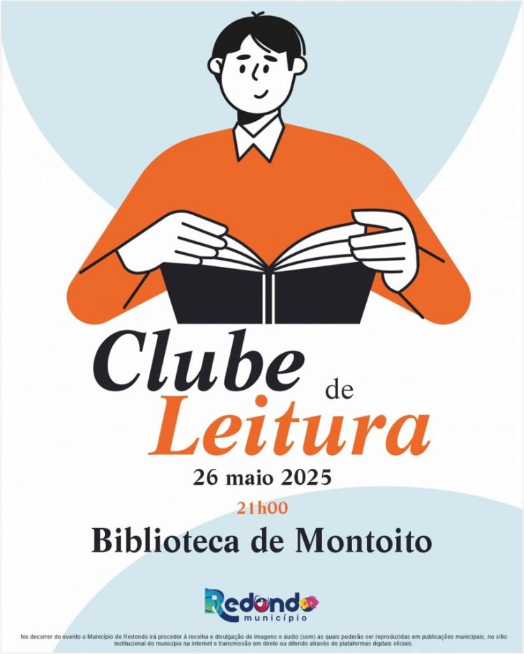 Clube de Leitura | 26 de maio | 21h00 | Biblioteca de Montoito