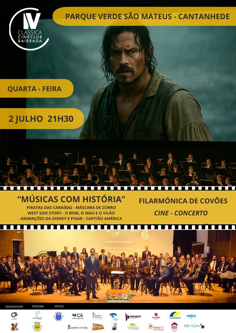 Cine-Concerto 'Músicas com História' - Filarmónica de Covões