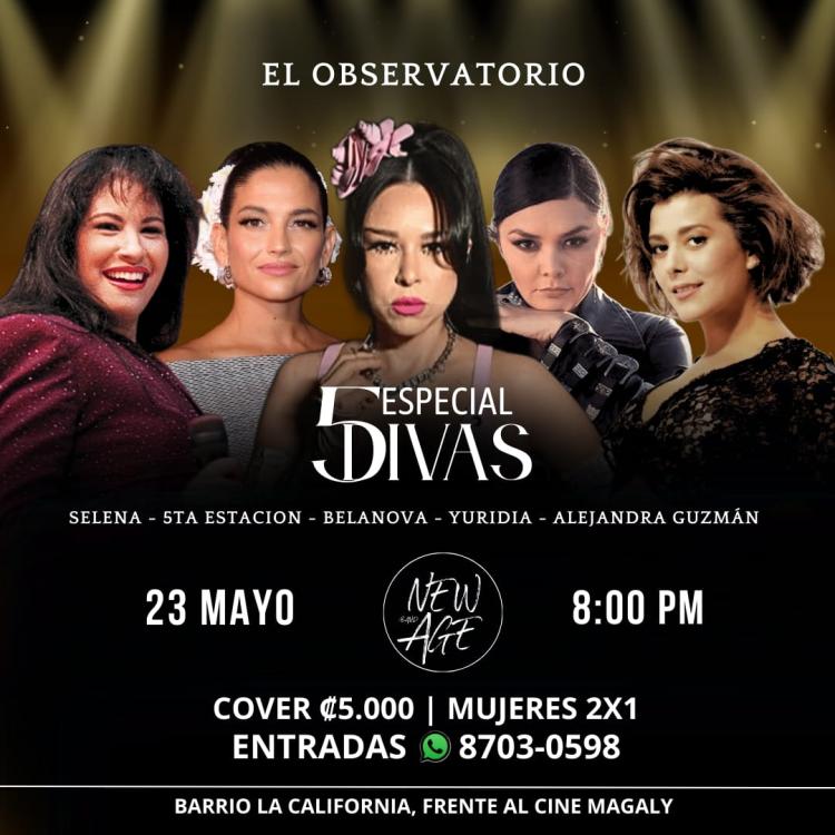 Especial 5 DIVAS en las voces de Gaby Lu y Bea Guzmán